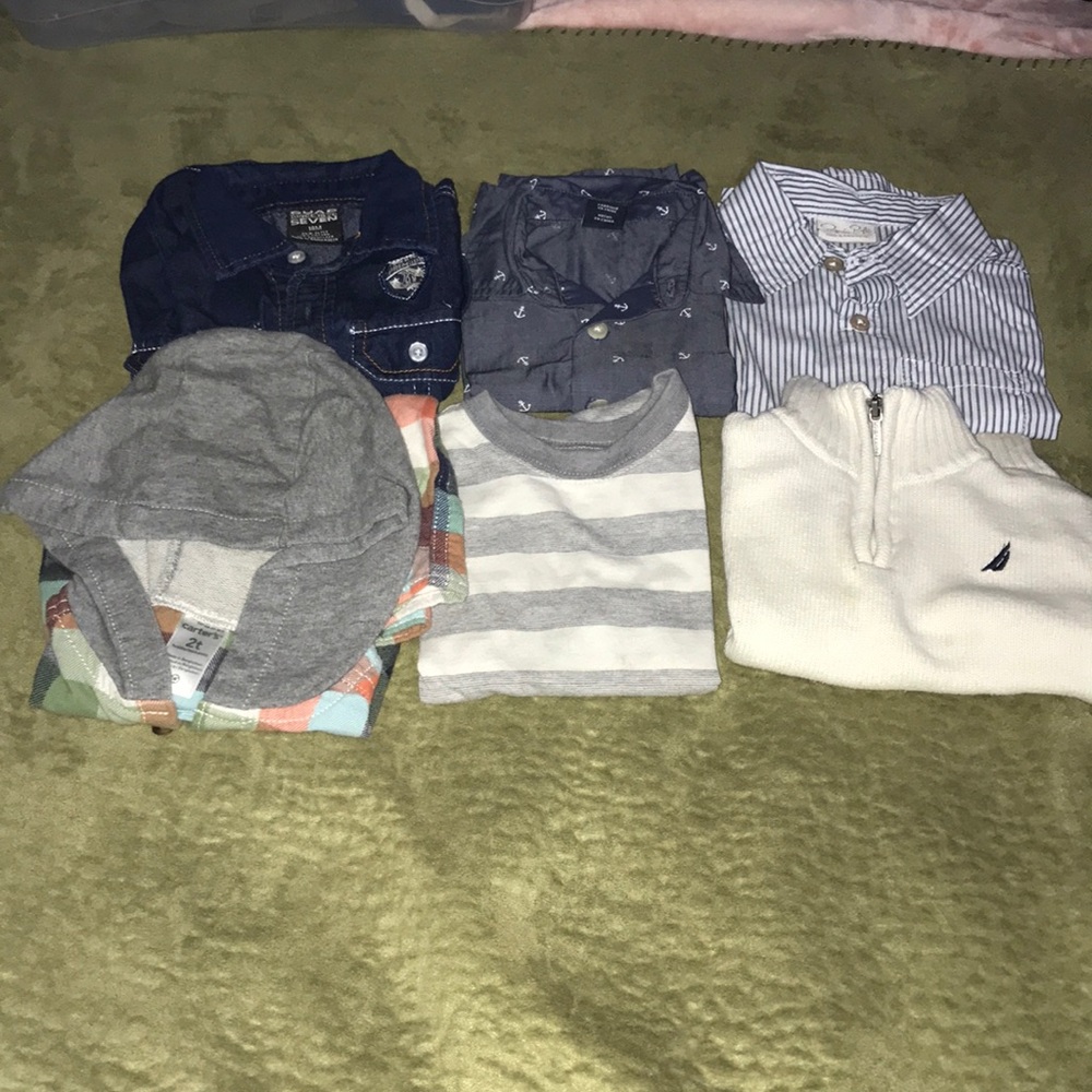 Toddler Boys shirts 6 Bundle
